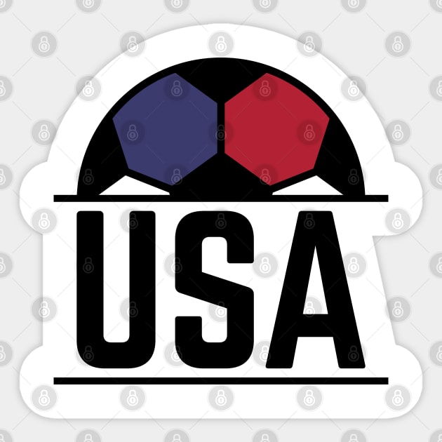 Support USA Soccer team. v2 Sticker by Emma